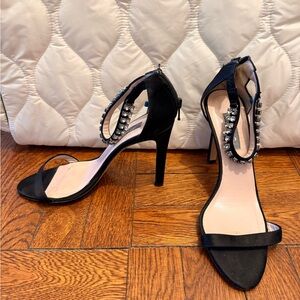 SJP by Sarah Jessica Parker Black Heels with Embellishments.